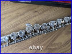 YAMAHA YFL-211S Concert Flute Silver Plating with Case USED