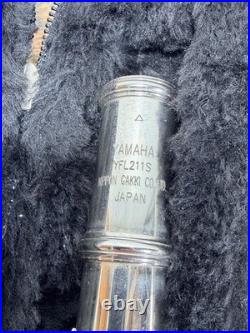 YAMAHA YFL-211S FLUTE Silver Plated G834