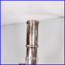 YAMAHA YFL-211S II Flute E-Mechanism Silver Plated Used with Case
