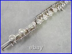 YAMAHA YFL 211S Includes CONCERT FLUTE Silver Plating Good Condition Tested