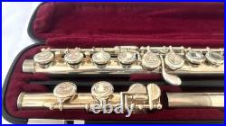 YAMAHA YFL-211S ll Flute Silver E mechanism Used with Hard Case Soft Case