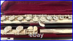 YAMAHA YFL-211S ll Flute Silver E mechanism Used with Hard Case Soft Case