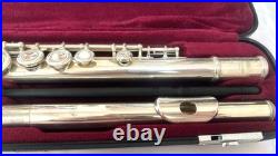YAMAHA YFL-211S ll Flute Silver E mechanism Used with Hard Case Soft Case