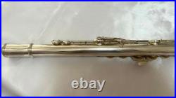 YAMAHA YFL-211S ll Flute Silver E mechanism Used with Hard Case Soft Case
