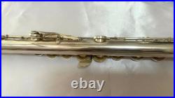 YAMAHA YFL-211S ll Flute Silver E mechanism Used with Hard Case Soft Case