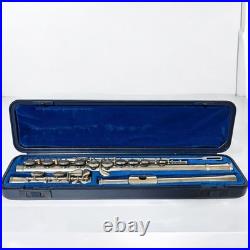 YAMAHA YFL-211 Flute E Mechanism Good Condition Used With Hard Case