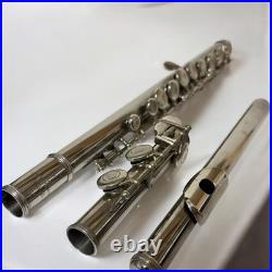 YAMAHA YFL-211 Flute E Mechanism Good Condition Used With Hard Case