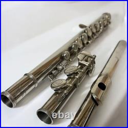 YAMAHA YFL-211 Flute E Mechanism Good Condition Used With Hard Case