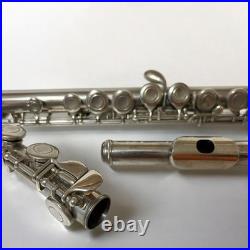 YAMAHA YFL-211 Flute E Mechanism Good Condition Used With Hard Case