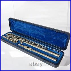 YAMAHA YFL-211 Flute E Mechanism Good Condition Used With Hard Case
