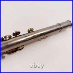 YAMAHA YFL-211 Flute Silver E mechanism Used with Hard Case Soft Case