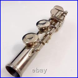 YAMAHA YFL-211 Flute Silver E mechanism Used with Hard Case Soft Case