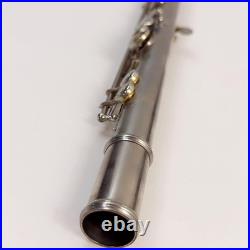 YAMAHA YFL-211 Flute Silver E mechanism Used with Hard Case Soft Case