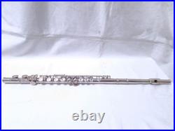 YAMAHA YFL-211 Flute Silver Plated E-Mechanism Student Model Tested with Case#3073
