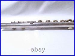 YAMAHA YFL-211 Flute Silver Plated E-Mechanism Student Model Tested with Case#3073