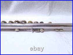 YAMAHA YFL-211 Flute Silver Plated E-Mechanism Student Model Tested with Case#3073