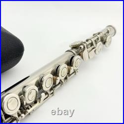 YAMAHA YFL-211 Flute Silver Plating With Hard Case Used From Japan #B0200