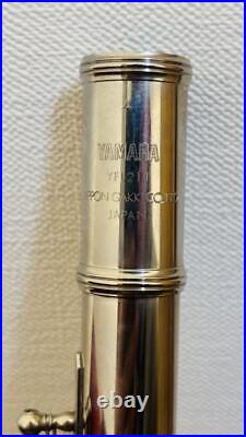 YAMAHA YFL-211 Flute Used with Hard Case