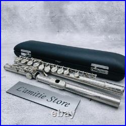 YAMAHA YFL-211 Flute White Bronze Silver Plate YFL211 E Mechanism Covered Offset