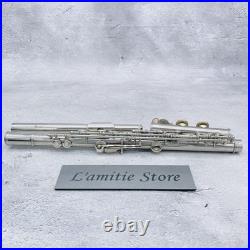YAMAHA YFL-211 Flute White Bronze Silver Plate YFL211 E Mechanism Covered Offset