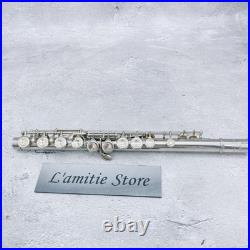 YAMAHA YFL-211 Flute White Bronze Silver Plate YFL211 E Mechanism Covered Offset