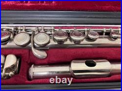 YAMAHA YFL-211 II Concert Flute Silver Plating WithHard Case Musical instrument JP