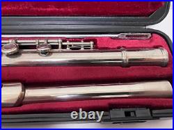YAMAHA YFL-211 II Concert Flute Silver Plating WithHard Case Musical instrument JP