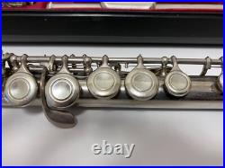 YAMAHA YFL-211 II Concert Flute Silver Plating WithHard Case Musical instrument JP