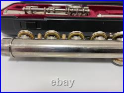 YAMAHA YFL-211 II Concert Flute Silver Plating WithHard Case Musical instrument JP