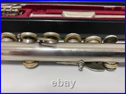 YAMAHA YFL-211 II Concert Flute Silver Plating WithHard Case Musical instrument JP