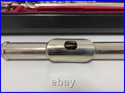YAMAHA YFL-211 II Concert Flute Silver Plating WithHard Case Musical instrument JP