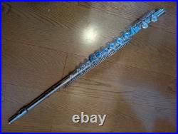 YAMAHA YFL 211-S CONCERT FLUTE Silver Plating with Hard Case USED