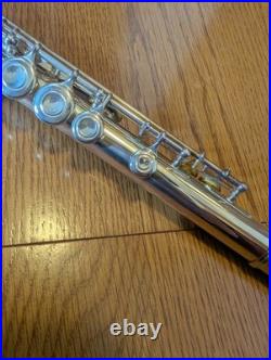 YAMAHA YFL 211-S CONCERT FLUTE Silver Plating with Hard Case USED