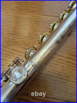 YAMAHA YFL 211-S CONCERT FLUTE Silver Plating with Hard Case USED