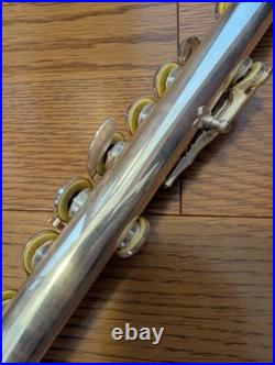 YAMAHA YFL 211-S CONCERT FLUTE Silver Plating with Hard Case USED