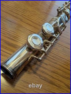 YAMAHA YFL 211-S CONCERT FLUTE Silver Plating with Hard Case USED