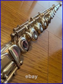 YAMAHA YFL 211-S CONCERT FLUTE Silver Plating with Hard Case USED