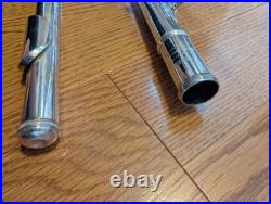 YAMAHA YFL 211-S CONCERT FLUTE Silver Plating with Hard Case USED