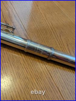 YAMAHA YFL 211-S CONCERT FLUTE Silver Plating with Hard Case USED