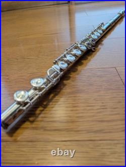 YAMAHA YFL 211-S CONCERT FLUTE Silver Plating with Hard Case USED