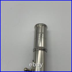 YAMAHA YFL-211 Student Flute Silver Plating with Hard Case + Bag Used YFL211