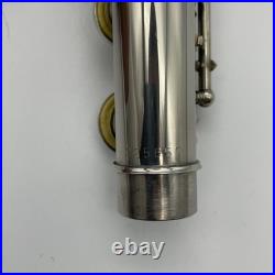 YAMAHA YFL-211 Student Flute Silver Plating with Hard Case + Bag Used YFL211