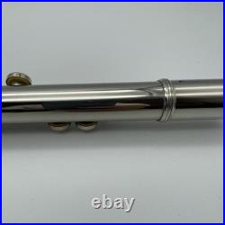 YAMAHA YFL-211 Student Flute Silver Plating with Hard Case + Bag Used YFL211