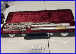 YAMAHA YFL-221 Flute Nickel Silver Plated Student with Hard Case