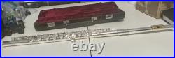 YAMAHA YFL-221 Flute Nickel Silver Plated Student with Hard Case