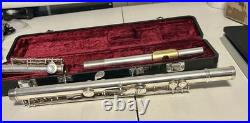 YAMAHA YFL-221 Flute Nickel Silver Plated Student with Hard Case
