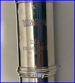 YAMAHA YFL-221 Flute Nickel Silver Plated Student with Hard Case
