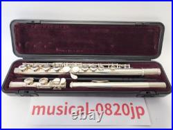 YAMAHA YFL-221 Flute Nickel Silver Plated Student with hard Case