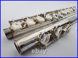 YAMAHA YFL-221 Flute Nickel Silver Plated Student with hard Case