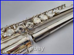 YAMAHA YFL-221 Flute Nickel Silver Plated Student with hard Case